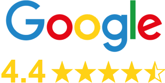 google 4.3 star rating logo